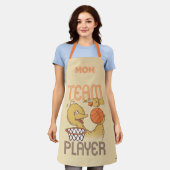 セサミストリート | Bird Birdチームプレーヤー エプロン (着用した状態)