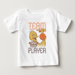 セサミストリート Bird Birdチームプレーヤー ベビーTシャツ