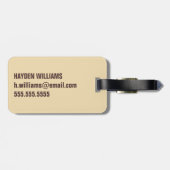 セサミストリート | Bird Birdチームプレーヤー ラゲッジタグ (裏面横)