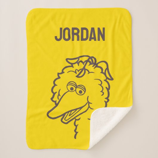 セサミストリート | Bird Bird Bright シェルパブランケット (正面)