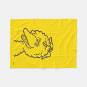 セサミストリート | Bird Bird Bright フリースブランケット (正面(横))