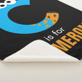 セサミストリート | Cはクッキーモンスター用 シェルパブランケット (3/4)