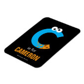 セサミストリート | Cはクッキーモンスター用 マグネット (左側)