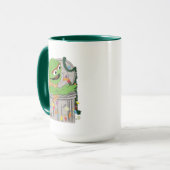 セサミストリート | Christmas Oscar the Grouch マグカップ (正面左)