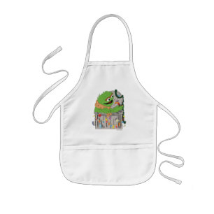セサミストリート Christmas Oscar the Grouch 子供用エプロン