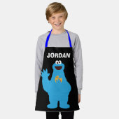 セサミストリート | Cookieモパーソナライズされたンスター エプロン (着用した状態)