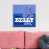 セサミストリート | Cookieモンスターが息を吸う キャンバスプリント (インサイチュ (リビング))