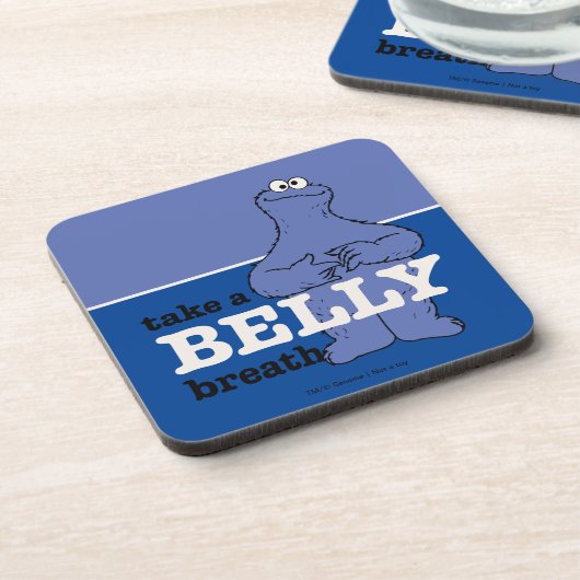 セサミストリート | Cookieモンスターが息を吸う コースター (左側)