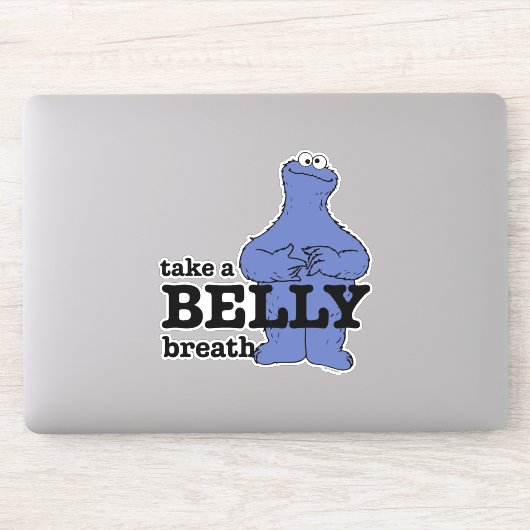 セサミストリート | Cookieモンスターが息を吸う シール (コンピューター)