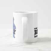 セサミストリート | Cookieモンスターが息を吸う ジャンボコーヒーマグカップ (裏面)