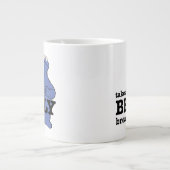 セサミストリート | Cookieモンスターが息を吸う ジャンボコーヒーマグカップ (正面)