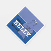 セサミストリート | Cookieモンスターが息を吸う スタンダードランチョンナプキン (角)