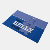 セサミストリート | Cookieモンスターが息を吸う ドアマット (アングル)