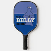 セサミストリート | Cookieモンスターが息を吸う ピックルボールラケット (裏面)