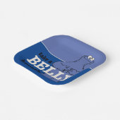 セサミストリート | Cookieモンスターが息を吸う ペーパープレート (傾斜あり)