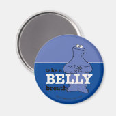 セサミストリート | Cookieモンスターが息を吸う マグネット (正面/裏面)