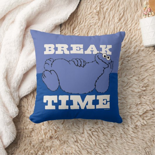 セサミストリート | Cookieモンスターの破壊時間 クッション (ブランケット)