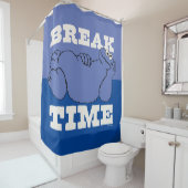 セサミストリート | Cookieモンスターの破壊時間 シャワーカーテン (インサイチュ)