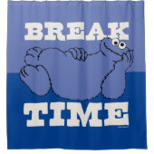 セサミストリート | Cookieモンスターの破壊時間 シャワーカーテン (正面)