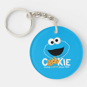 セサミストリート Cookieモンスターを愛するクッキー キーホルダー