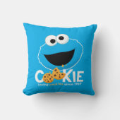 セサミストリート | Cookieモンスターを愛するクッキー クッション (正面)