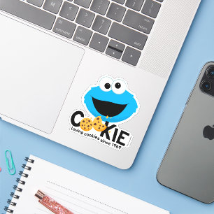セサミストリート Cookieモンスターを愛するクッキー シール