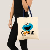 セサミストリート | Cookieモンスターを愛するクッキー トートバッグ (正面(商品))