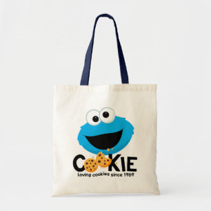 セサミストリート   Cookieモンスターを愛するクッキー トートバッグ
