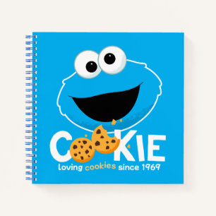 セサミストリート Cookieモンスターを愛するクッキー ノートブック