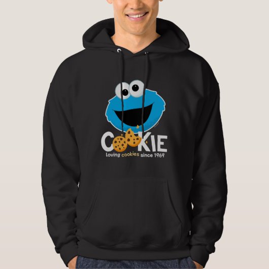 セサミストリート | Cookieモンスターを愛するクッキー パーカ (正面)