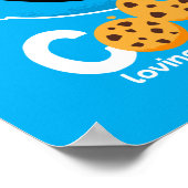 セサミストリート | Cookieモンスターを愛するクッキー ポスター (角)