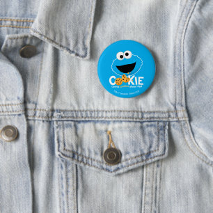 セサミストリート Cookieモンスターを愛するクッキー 缶バッジ