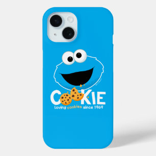 セサミストリート   Cookieモンスターを愛するクッキー iPhone 15ケース