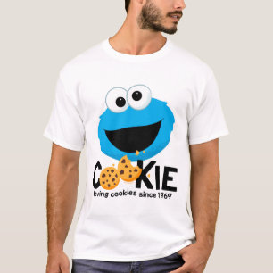 セサミストリート Cookieモンスターを愛するクッキー Tシャツ
