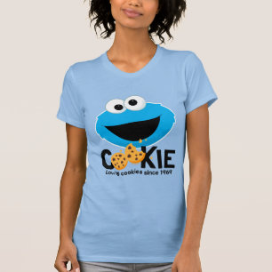 セサミストリート Cookieモンスターを愛するクッキー Tシャツ