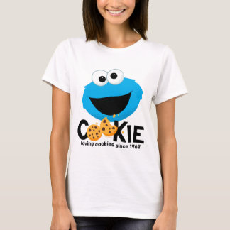 セサミストリート | Cookieモンスターを愛するクッキー Tシャツ