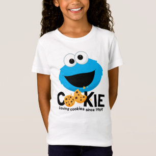 セサミストリート Cookieモンスターを愛するクッキー Tシャツ
