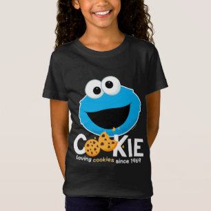 セサミストリート Cookieモンスターを愛するクッキー Tシャツ
