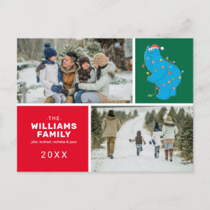 セサミストリート   Cookieモンスターファミリーの写真 シーズンポストカード