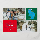 セサミストリート | Cookieモンスターファミリーの写真 箔シーズンカード (正面)