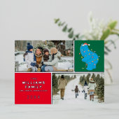 セサミストリート | Cookieモンスターファミリーの写真 箔シーズンカード (立ち正面)