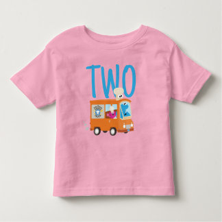 セサミストリート | Cookieモンスターフードトラック誕生日 トドラーTシャツ