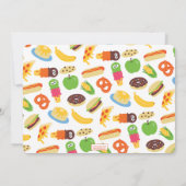 セサミストリート | Cookieモンスターフードトラック誕生日 招待状 (裏面)