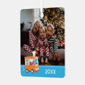 セサミストリート | Cookieモンスターフードトラック メタルオーナメント (正面左)