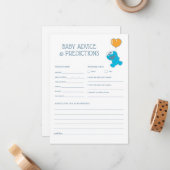 セサミストリート | Cookieモンスターベビーシャワー ノートカード (正面/裏面インサイチュ)