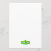 セサミストリート | Cookieモンスターベビーシャワー ノートカード (裏面)