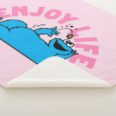 セサミストリート | Cookieモンスターライフ楽しむズ シェルパブランケット (3/4)