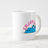 セサミストリート | Cookieモンスターライフ楽しむズ ジャンボコーヒーマグカップ (正面右)