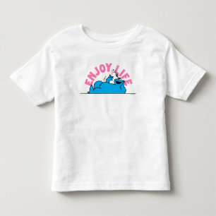 セサミストリート   Cookieモンスターライフ楽しむズ トドラーTシャツ