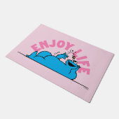 セサミストリート | Cookieモンスターライフ楽しむズ ドアマット (アングル)